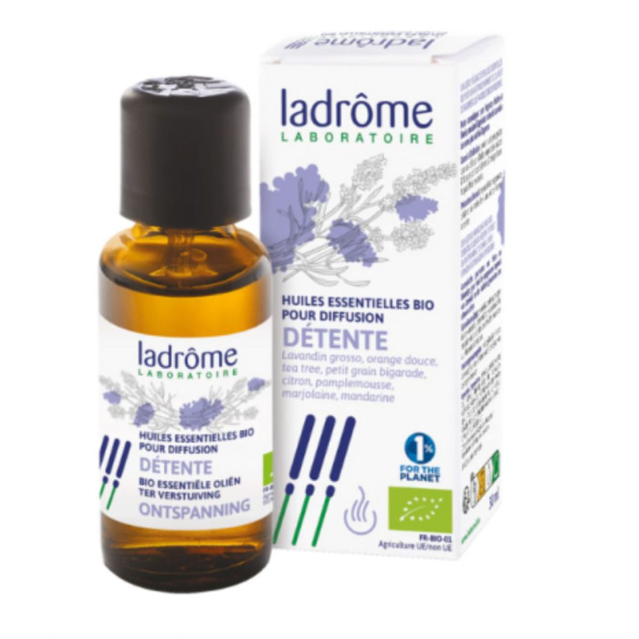 LADRÔME MISTURA DE ÓLEOS ESSENCIAIS BIO PARA DIFUSÃO RELAXAMENTO 10ML
