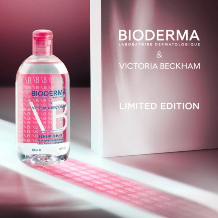 BIODERMA SENSIBIO H2O EDIÇÃO LIMITADA VICTORIA BECKHAM 500ML