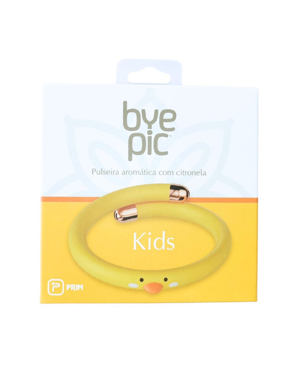 PULSERA AROMÁTICA CON CITRONELA NIÑOS AMARILLA