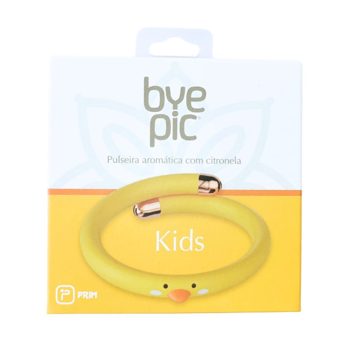 PULSERA AROMÁTICA CON CITRONELA NIÑOS AMARILLA