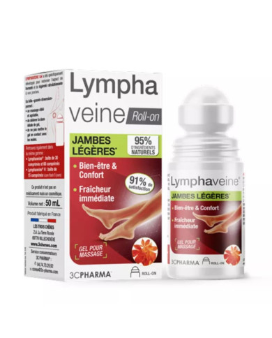 LYMPHAVEINE ROLL-ON PERNAS LEVES 50ML 3 CHENES