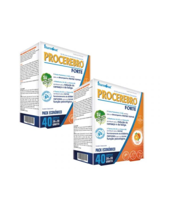 PROCEREBRO FORTE 2 x 40 AMPOLAS FHARMONAT