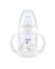 NUK BIBERÃO APRENDIZAGEM BRANCO 6-18M 150ML