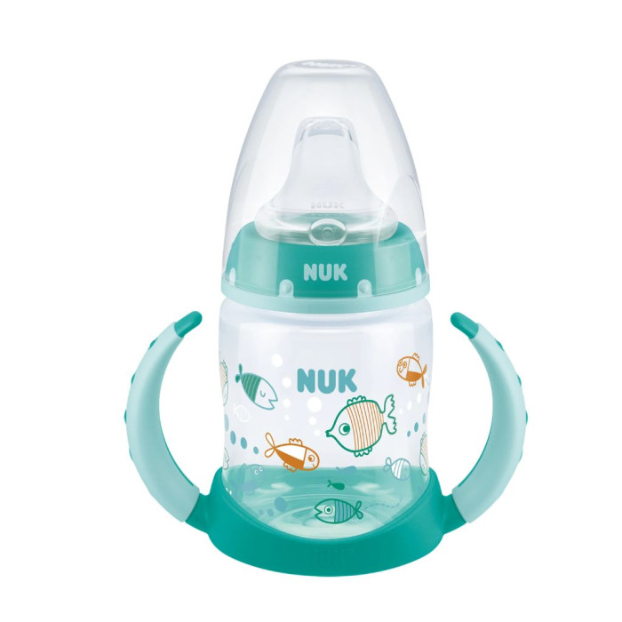 BIBERÓN DE ENTRENAMIENTO NUK GREEN 6-18 MESES 150 ML