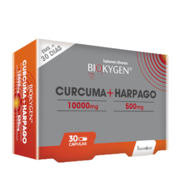 BIOKYGEN CURCUMA + HARPAGO – 30 CÁPSULAS - FHARMONAT
