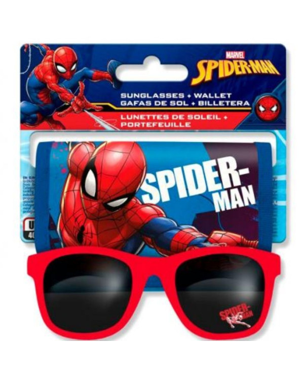 SET DE GAFAS DE SOL CON BILLETERA DE MARVEL SPIDER-MAN