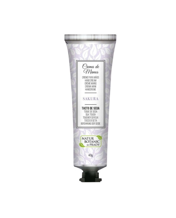 CREME PARA AS MÃOS NATUR BOTANIC SILK  TOUCH  40g SAKURA