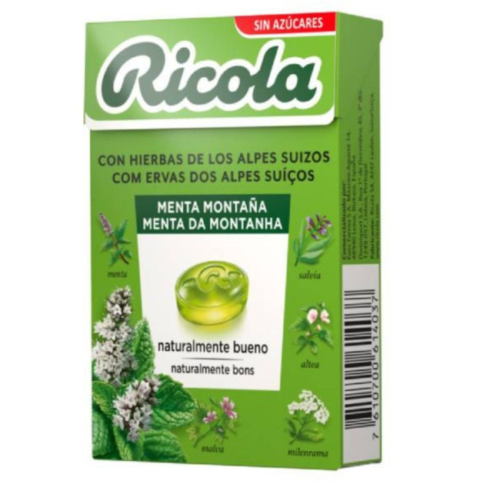 RICOLA REBUÇADOS MENTA DA MONTANHA 50g