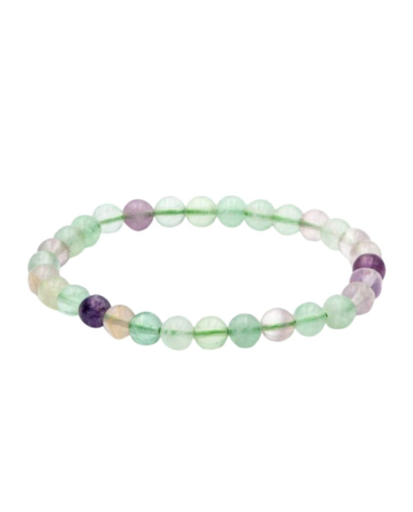 PULSEIRA FLUORITE ARCO IRIS 6MM 1UNID