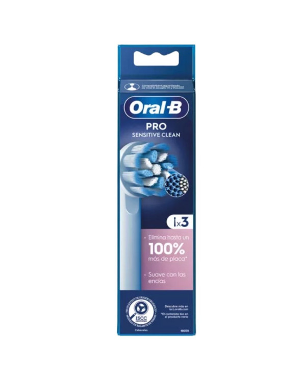 Recambios de cepillo de dientes eléctrico Oral-B Pro Sensitive Clean (3 unidades)