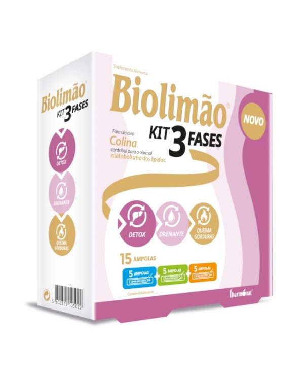 Biolimão KIT 3 Fases – 15 ampolas – Fharmonat