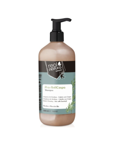 REAL NATURA CHAMPÚ SIN SAL PRO-ANTICASPA 500ML