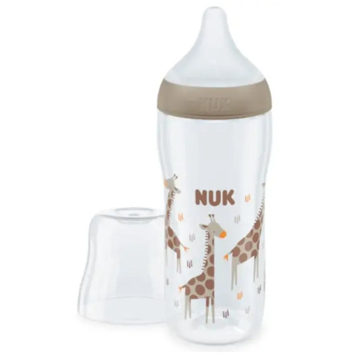 NUK BIBERÃO PERFECT MATCH FLOW XL GIRAFA +6M 360 ML