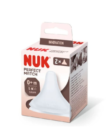 Nuk Perfect Match Tetina Silicone Tamanho S (+0 meses) x2