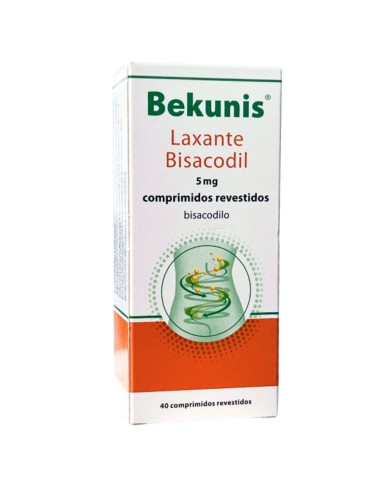 BEKUNIS LAXANTE BISACODIL 5MG 40 COMPRIMIDOS