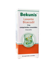 BEKUNIS LAXANTE BISACODILO 5 MG 40 TABLETAS