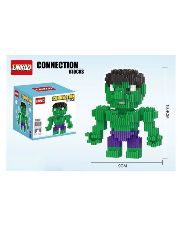 BLOCOS DE CONSTRUÇÃO HULK 68101 LINKGO