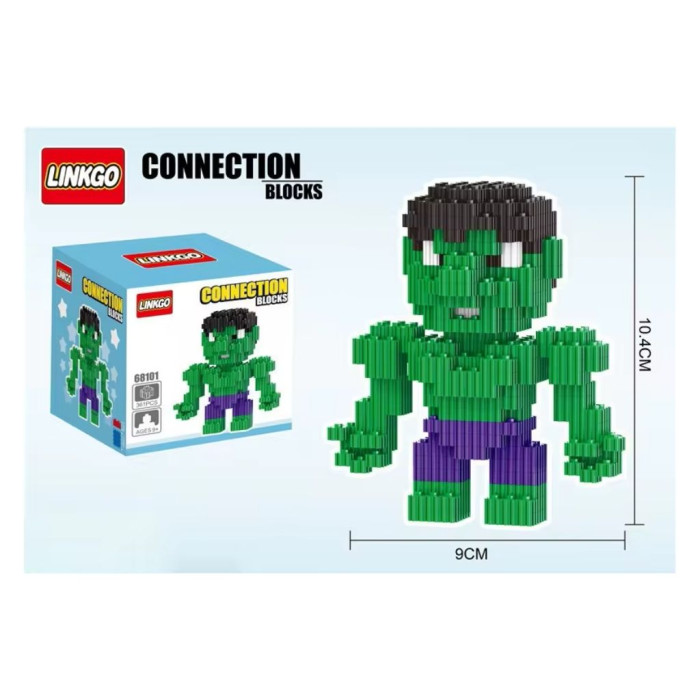 BLOQUES DE CONSTRUCCIÓN DE HULK 68101 LINKGO