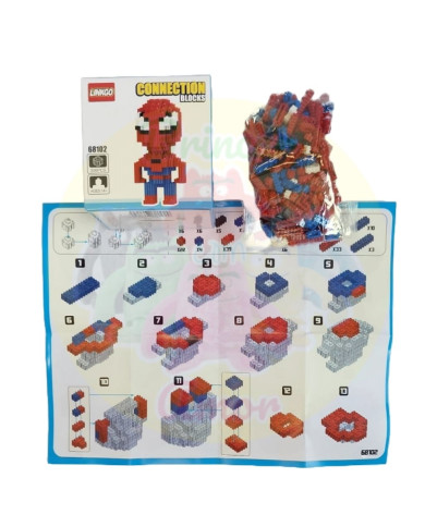 BLOCOS DE CONSTRUÇÃO SPIDERMAN 68102 LINKGO