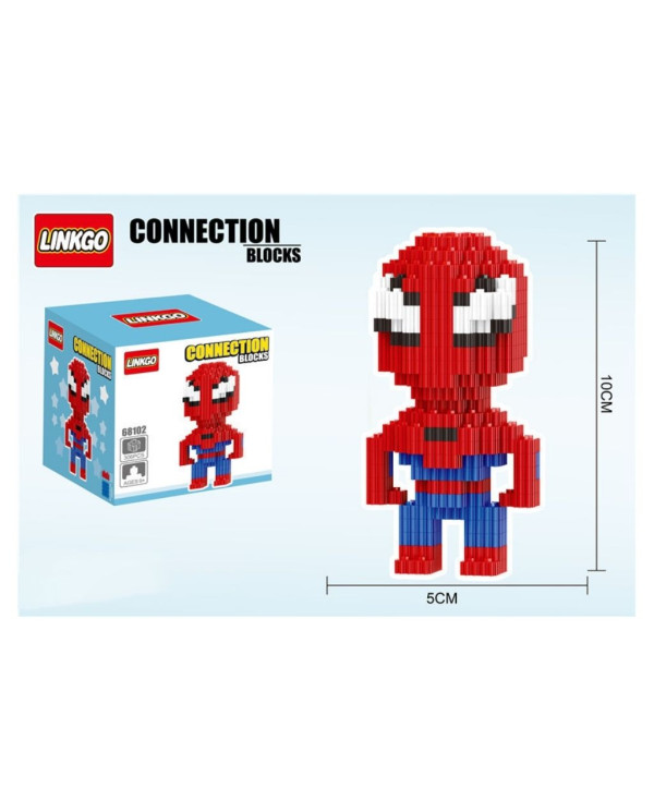BLOCOS DE CONSTRUÇÃO SPIDERMAN 68102 LINKGO