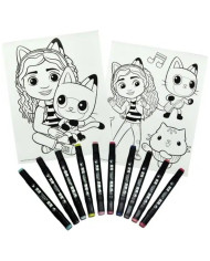 CONJUNTO DE COLORIR  GABBY'S DOLLHOUSE