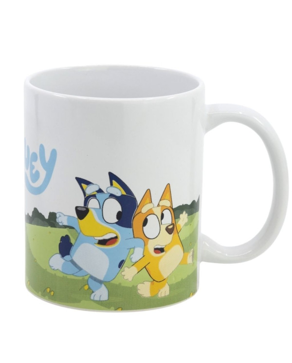 TAZA DE CERÁMICA BLUEY AND BINGO 325ML