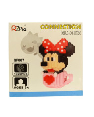 BLOCOS DE CONSTRUÇÃO MINNIE MOUSE QF007 RZPIA