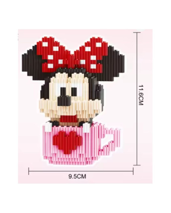 BLOCOS DE CONSTRUÇÃO MINNIE MOUSE QF007 RZPIA
