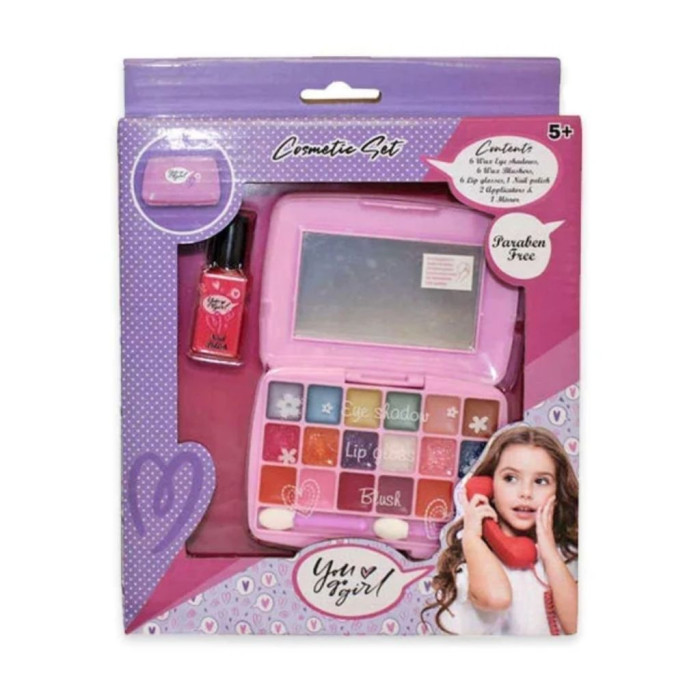 ESTOJO DE MAQUIAGEM YOU GO GIRL 5+ ANOS