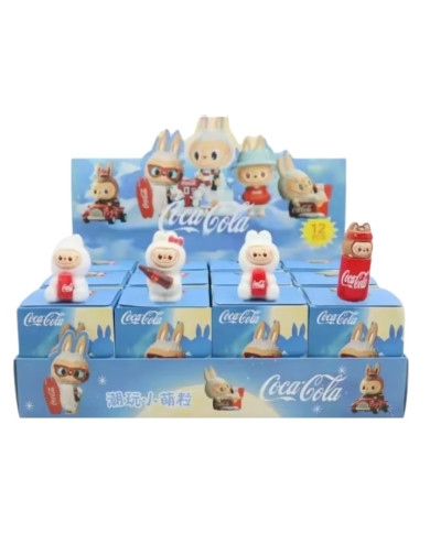 MINIATURA LABUBU COCA COLA FIGURA 1 UNIDADE ENVIO ALEATÓRIO