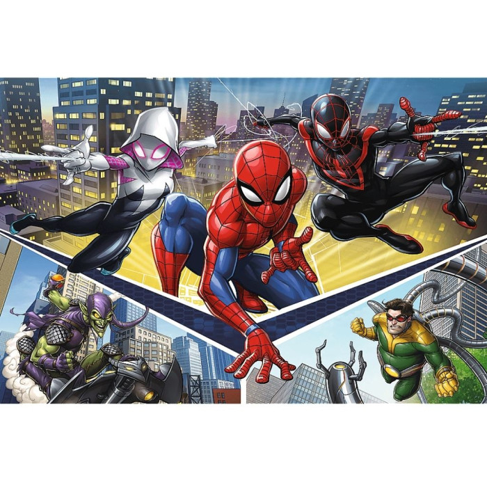 Rompecabezas Spiderman Marvel TREFL 6+, 160 piezas