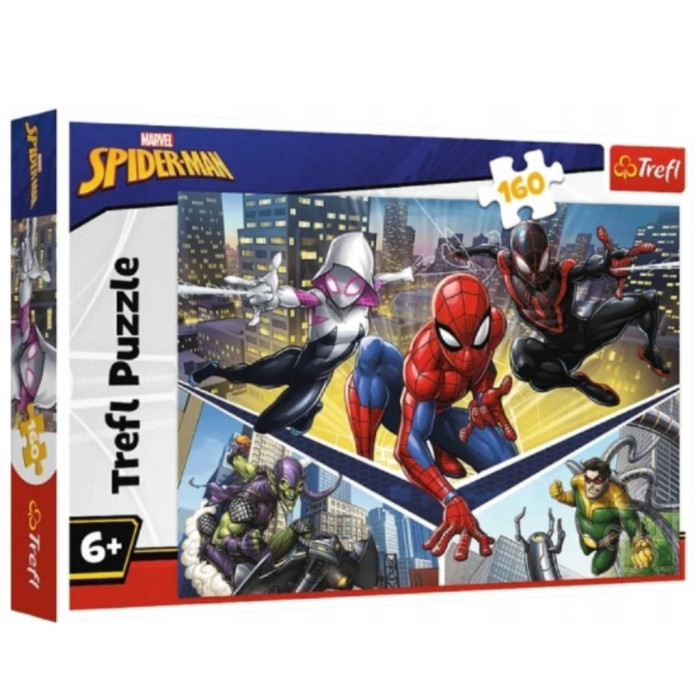 Rompecabezas Spiderman Marvel TREFL 6+, 160 piezas