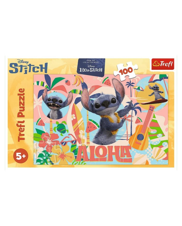 PUZZLE LILO & STITCH ALOHA 100 PEÇAS +5 ANOS TREFL