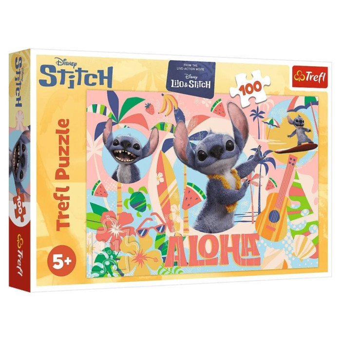 PUZZLE LILO & STITCH ALOHA 100 PEÇAS +5 ANOS TREFL