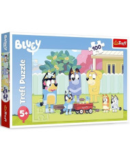 PUZZLE BLUEY 100 PEÇAS + 5 ANOS TREFL