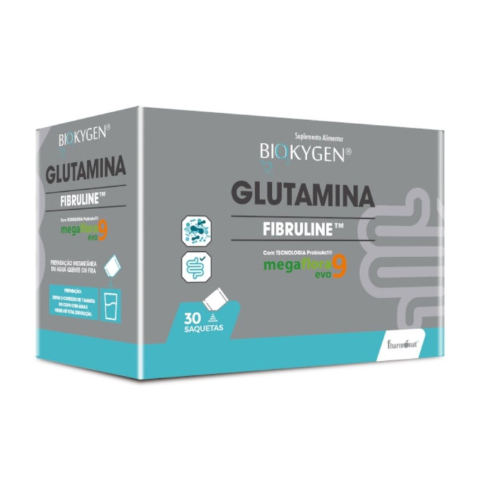 BIOKYGEN GLUTAMINA - 30 SAQUETAS