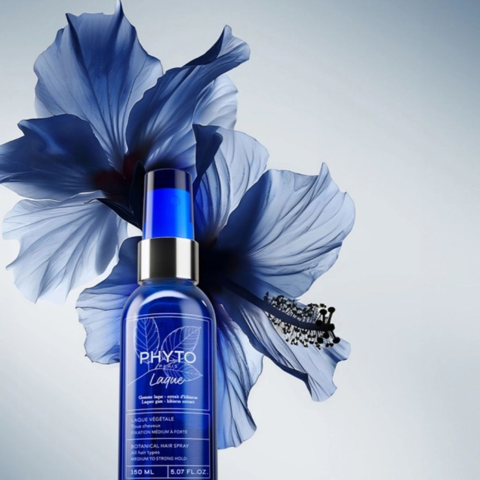 PHYTO LACA FIJACIÓN MEDIA/FUERTE AZUL 150ML