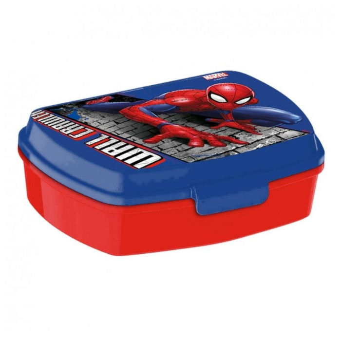 SET DE SANDWICHERA Y BOTELLA DE AGUA DE SPIDERMAN (2 PIEZAS)