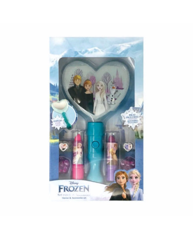 SET DE MAQUILLAJE FROZEN CON ESPEJO ILUMINADO