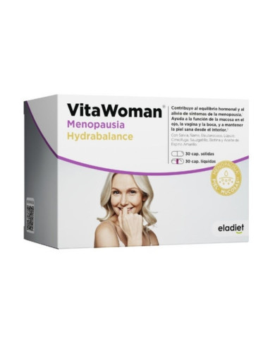 Menopausa Hydrabalance Vitawoman, 60 Cáps – Eladiet