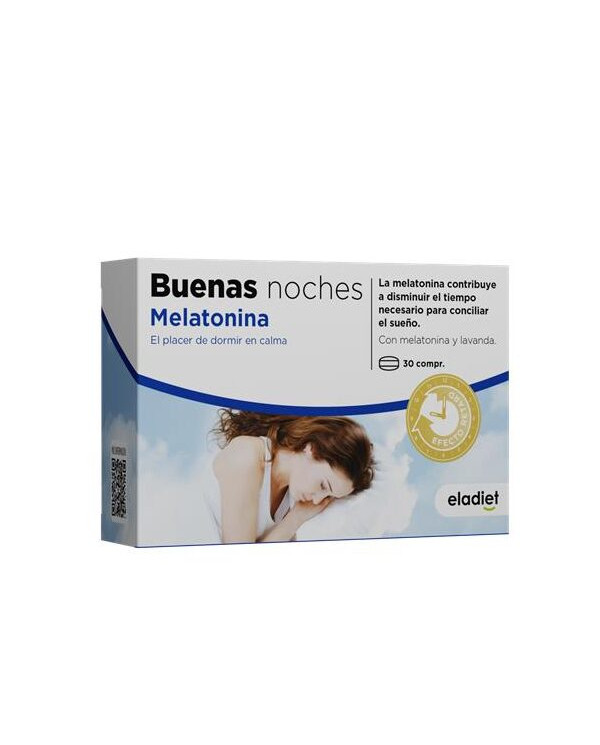 ELADIET BUENAS NOCHES MELATONINA 30 COMPRIMIDOS