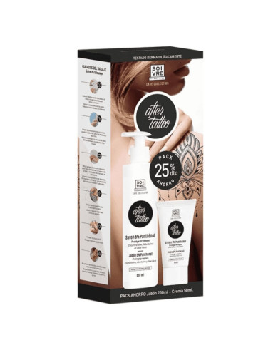 SOIVRE PACK TATTOO JABON 250ML+CREMA 50ML