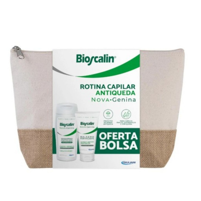 BIOSCALIN ROTINA CAPILAR NOVA GENINA  FORTIFICANTE E VOLUMIZANTE + OFERTA BOLSA