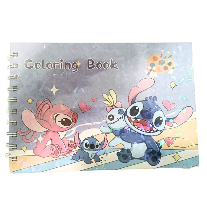 LIBRO PARA COLOREAR DE BOBBIE GOODS: ANGEL Y STITCH