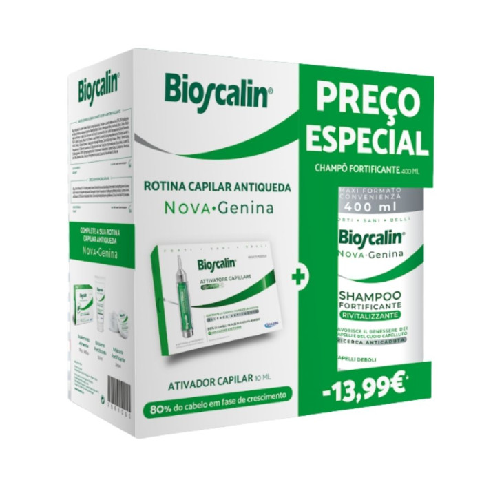 BIOSCALIN ROTINA CAPILAR ANTI-QUEDA NOVA GENINA PREÇO ESPECIAL