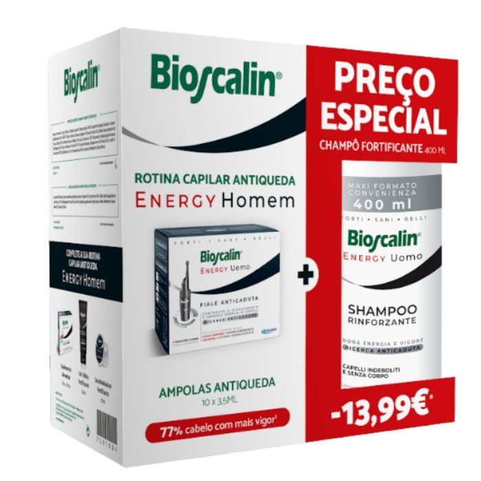 BIOSCALIN ROTINA CAPILAR ANTIQUEDA ENERGY HOMEM