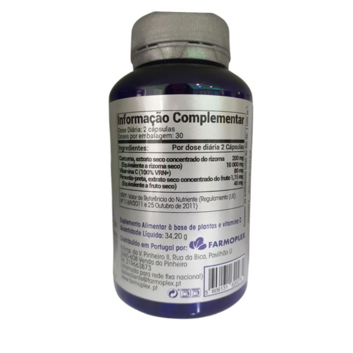 CURCUMA MAX 60 CAPSULAS FARMOPLEX