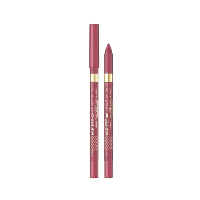 EVELINE VARIÉTÉ LÁPIS LÁBIOS MATE WATERPROOF NR 04 CANDY ROSE