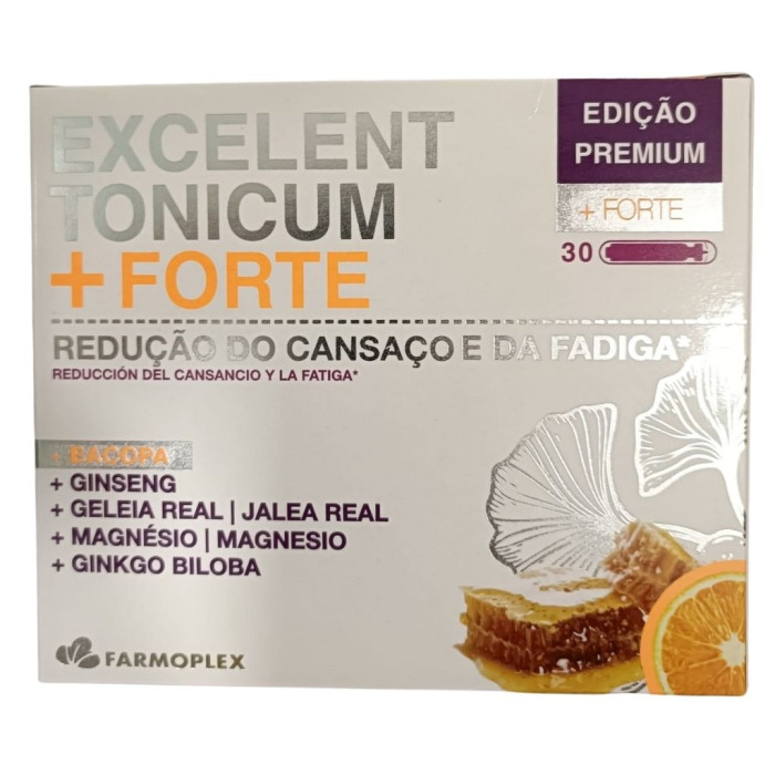 EXCELENT TONICUM + FORTE PREMIUM FARMOPLEX 30 AMPOLAS