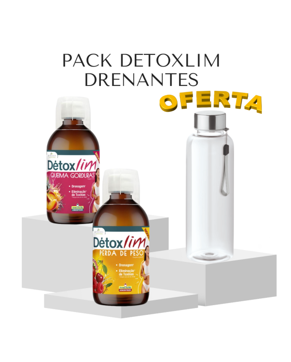 PACK DETOXLIM PERDA DE PESO 500ML + QUEIMA GORDURAS 500ML